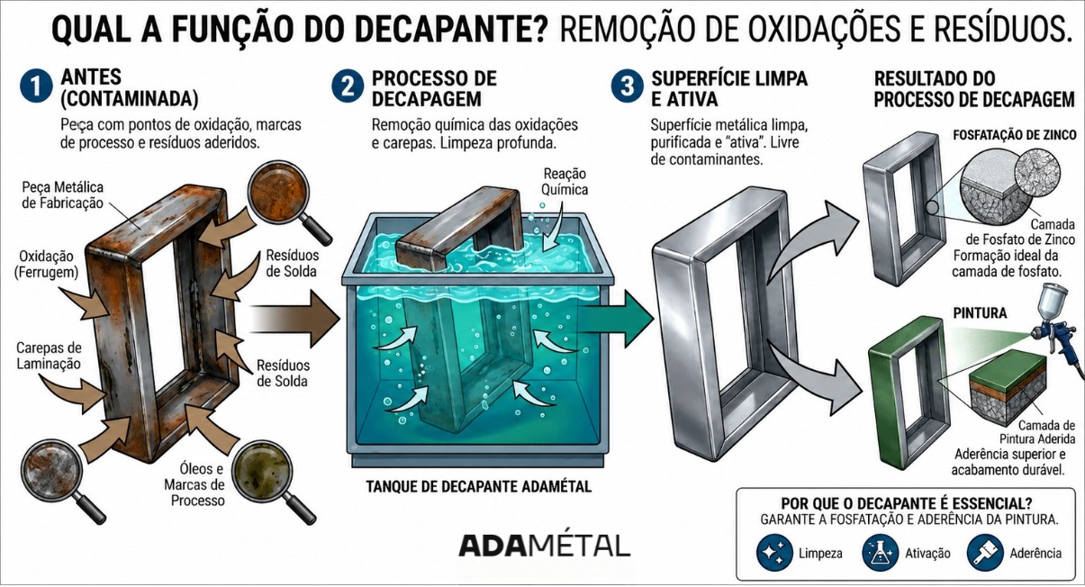 Banho químico - Adamétal