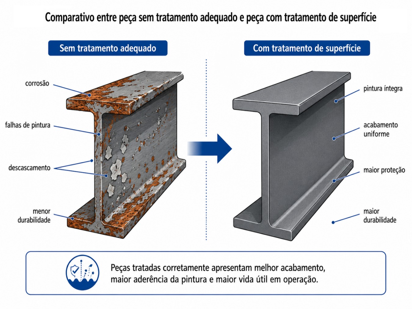 Superfícies metálicas - Adamétal